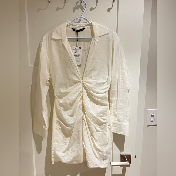 Zara Ruched Dress - Picture 2 of 3